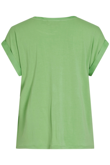 Vila viellette s/s satin top - noos